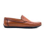 Genuine Leather Slip-On Loafer Shoes for Men // Tan (Euro: 42)