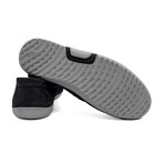 Nubuck Leather Slip-On Loafer Shoes for Men // Black (Euro: 44)