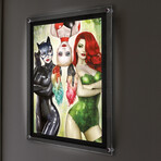 Batman (Gotham Ladies) Mightyprint™ Wall Art // Backlit LED Frame