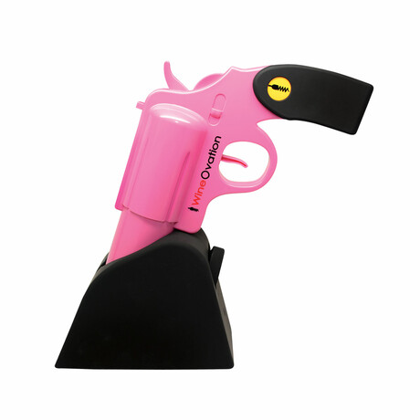 WineOvation Electric Wine Opener Gun // Pink