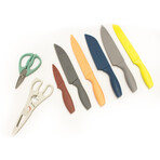 15-Piece Multicolor Knife Set