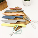 15-Piece Multicolor Knife Set