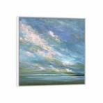 Coastal Sky III by Sheila Finch (12"H x 12"W x 1.5"D)