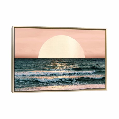 Ocean Beach Sunset by Nature Magick (18"H x 26"W x 1.5"D)