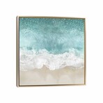 Ocean Waves I by Maggie Olsen (12"H x 12"W x 1.5"D)