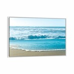 Turquoise Sea Water Beach Landscape by Nature Magick (18"H x 26"W x 1.5"D)