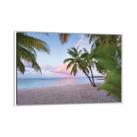 Palm Beach, Caribbean by Stefan Hefele (18"H x 26"W x 1.5"D)