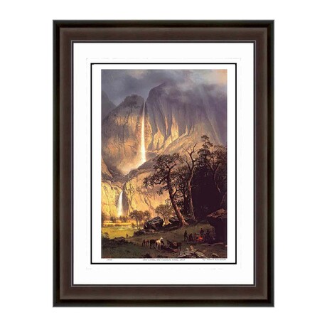 Albert Bierstadt "Cho-Looke The Yesemite Falls 1864" Print // Hudson River School