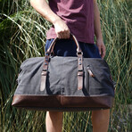Canvas Travel Duffel Bag // Black