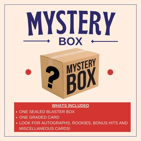 Sports Card Mystery Box // One Sealed Blaster Box + One Graded Card // Look For Autographs, Rookies, Bonus Hits & Miscellaneous Cards!