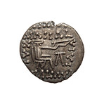 Ancient Persian Silver Coin // Parthia, 140 AD