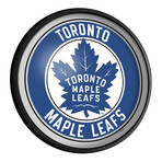Toronto Maple Leafs //  Round Slimline Lighted Wall Sign