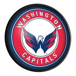 Washington Capitals //  Round Slimline Lighted Wall Sign