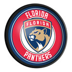Florida Panthers //  Round Slimline Lighted Wall Sign