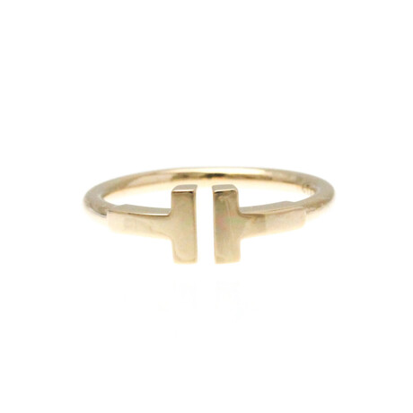 Tiffany & Co. // 18k Rose Gold T Wire Ring // Ring Size: 4.5 // Store Display