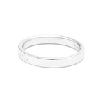 Tiffany & Co. // Platinum Flat Band Diamond Ring // Ring Size: 7.5 // Store Display