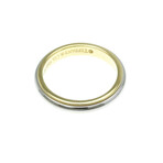 Tiffany & Co. // Platinum + 18k Yellow Gold Milgrain Ring // Ring Size: 6 // Store Display
