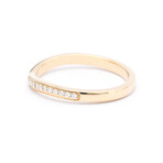 Cartier // 18k Rose Gold Ballerina Curved Diamond Ring // Ring Size: 5.25 // Store Display