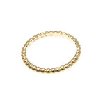 Van Cleef & Arpels // 18k Rose Gold Perlee Ring // Ring Size: 6.25 // Store Display