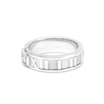 Tiffany & Co. // 18k White Gold Atlas Diamond Ring // Ring Size: 5 // Store Display