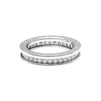 Bulgari // 18k White Gold B.zero1 Diamond Ring // Ring Size: 5.5 // Store Display
