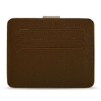 Men's Genuine Real Leather Wallet Card Holder Floater Patterned // Brown Beige