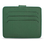 Men's Genuine Real Leather Wallet Card Holder Floater Patterned // Green Green