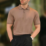 Solid Polo // Brown (M)