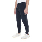 Set of 3 // Fleece Cargo Joggers // Black + Blue + Charcoal (M)