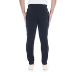 Set of 3 // Fleece Cargo Joggers // Black + Navy + Charcoal (L)