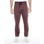 Set of 3 // Fleece Cargo Sweatpants  // Black + Heather Gray + Brown (L)