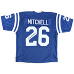 Lydell Mitchell Jersey, Bert Jones Jersey Inscribed "76 NFL MVP" + Bert Jones Colts Mini Helmet Inscribed "'76 MVP" // Signed