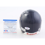 Dick Butkus Bears Speed Mini Helmet, Dan Hampton  Bears Mini Helmet Inscribed "HOF 2002" + Brian Urlacher Jersey Inscribed "HOF 18" // Signed