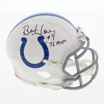 Lydell Mitchell Jersey, Bert Jones Jersey Inscribed "76 NFL MVP" + Bert Jones Colts Mini Helmet Inscribed "'76 MVP" // Signed