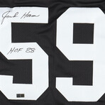 Jack Lambert Steelers Jersey Inscribed "HOF 90" + Jack Ham Steelers Jersey Inscribed "HOF 88" // Signed