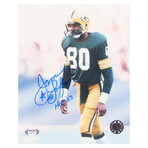 James Lofton Bills Jersey Inscribed "HOF 03" + James Lofton Packers Photo Inscribed "HOF 03" // Signed