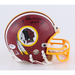 Ken Houston Jersey Inscribed "HOF 86" + Ken Houston Redskins Mini Helmet Inscribed "HOF 86" // Signed