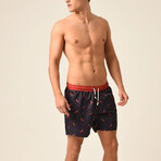 Regular Fit Swim Shorts Pepper Pint // Navy (S)