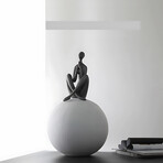 Sculpture Orb Light Black // Meditation