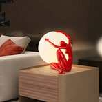 Sculpture Orb Light Red // Embrace