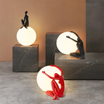 Sculpture Orb Light Red // Embrace