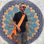 Playamigo Portable Beach Recliner // Orange