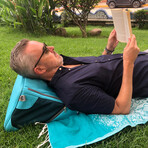 Playamigo Portable Beach Recliner // Turquoise