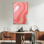 Coral Agate Print on Acrylic Glass by Emanuela Carratoni (16"H x 24"W x 0.25"D)