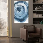 Watercolor Geode III Print on Acrylic Glass by Chris Paschke (16"H x 24"W x 0.25"D)