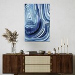 Agate Indigo I Print on Acrylic Glass by Danielle Carson (16"H x 24"W x 0.25"D)