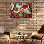 The Earth For The All-Pervading Skies, The Moon, and The Sun Print on Acrylic Glass by Elena Kulikova (24"H x 16"W x 0.25"D)