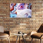 A Vivid Metamorphic Rock On Fire Print on Acrylic Glass by Elena Kulikova (24"H x 16"W x 0.25"D)