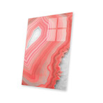 Coral Agate Print on Acrylic Glass by Emanuela Carratoni (16"H x 24"W x 0.25"D)