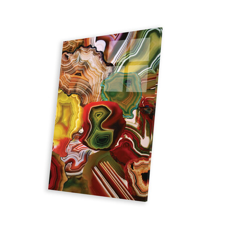 The Layers Of Our Earth Print on Acrylic Glass by Elena Kulikova (16"H x 24"W x 0.25"D)